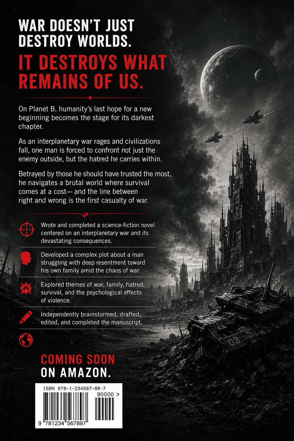 Hell on Planet B back cover